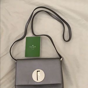 Kate Spade silver cross body bag